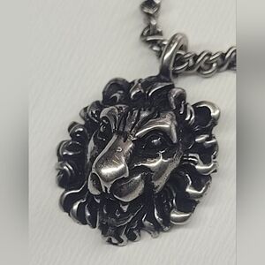 SOLD ❌Gucci Silver Lion Necklace 925